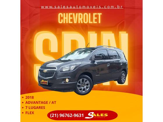 CHEVROLET SPIN 1.8 ADVANTAGE 8V FLEX 4P AUTOMÁTICO CHEVROLET SPIN 1.8 ADVANTAGE 8V FLEX 4P AUTOMÁTICO